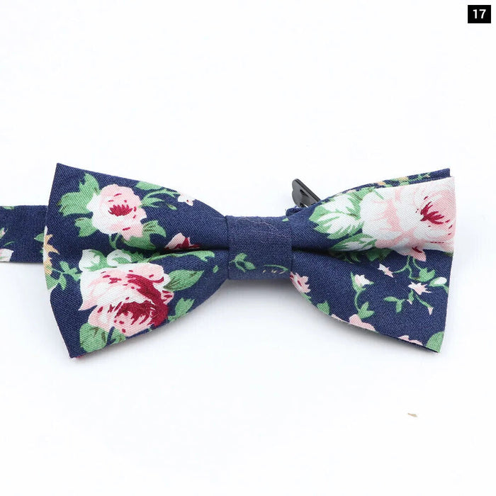 Colourful Floral Bow Ties Fashionable And Fun For Kids