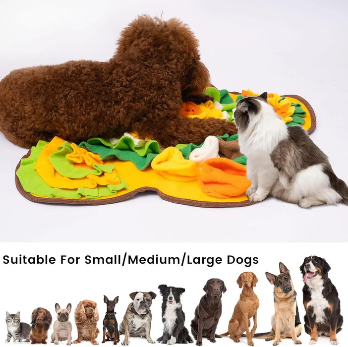 Dog Sniffing Mat With Treat Dispenser