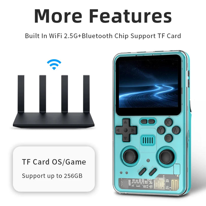 Rgb20Pro Handheld Gaming Console 3.2 Ips Screen Wifi Bluetooth Linux System