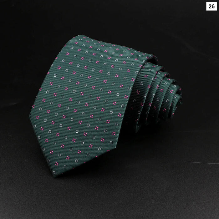 Polyester Necktie For Men For Business Meetings Formal Events And Daily Wear