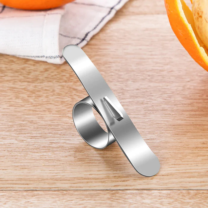 Sharp Stainless Steel Orange Peeler