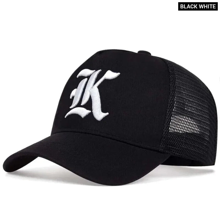 Adjustable Baseball Cap / Hat Embroidered Letters