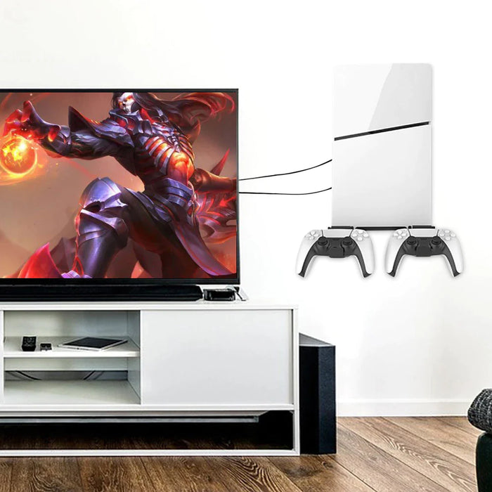 Ps5 Slim Wall Mount Bracket For Space Saving Storage