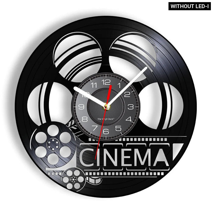 Retro Film Lovers Wall Clock