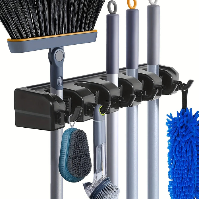 Multi Functional Wall Mount Mop Holder