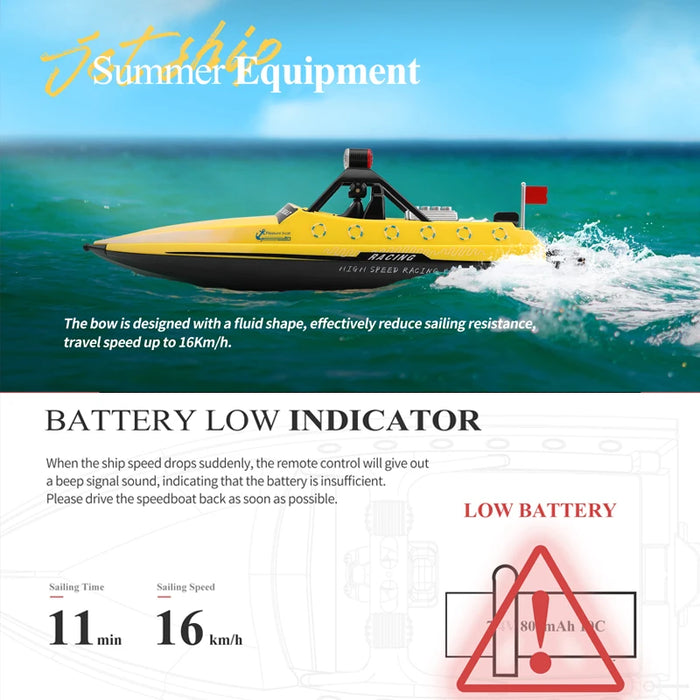 High Speed Electric Rc Boat Waterproof