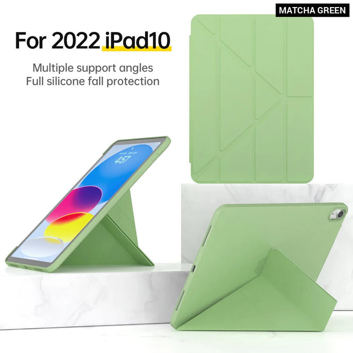 Apple Ipad 10Th Gen Case Smart Pu Leather Cover For Ipad 10 9 Magnetic Stand Cover For Kids