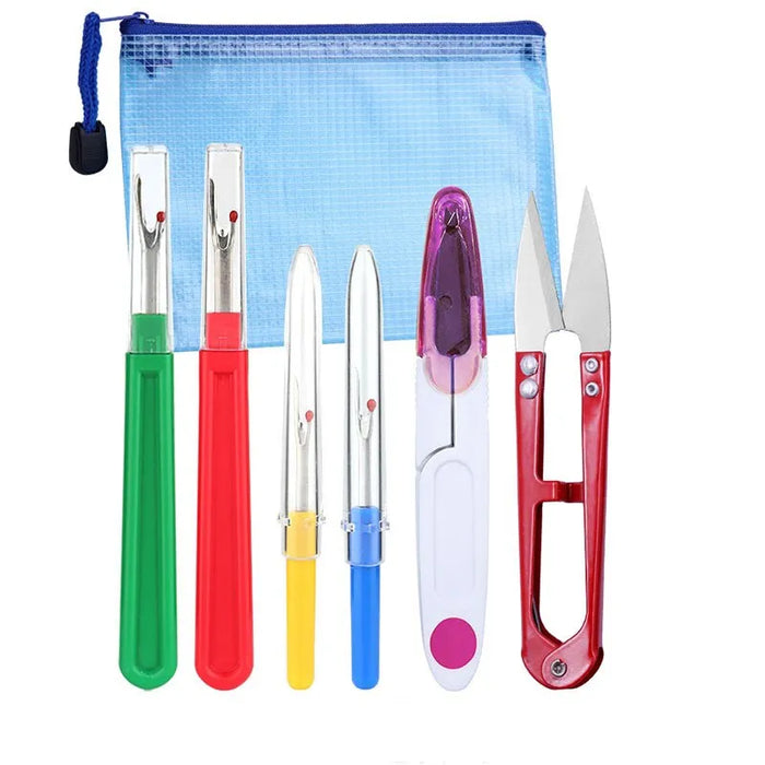 4 Piece Sewing Seam Ripper Kit With Trimming Scissor