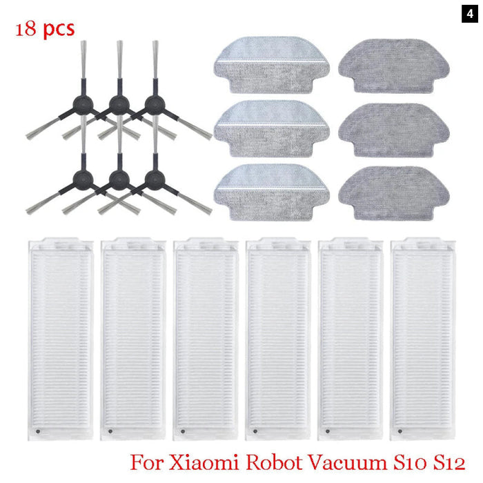 Xiaomi Robot Vacuum Parts Main Brush And Mop Set