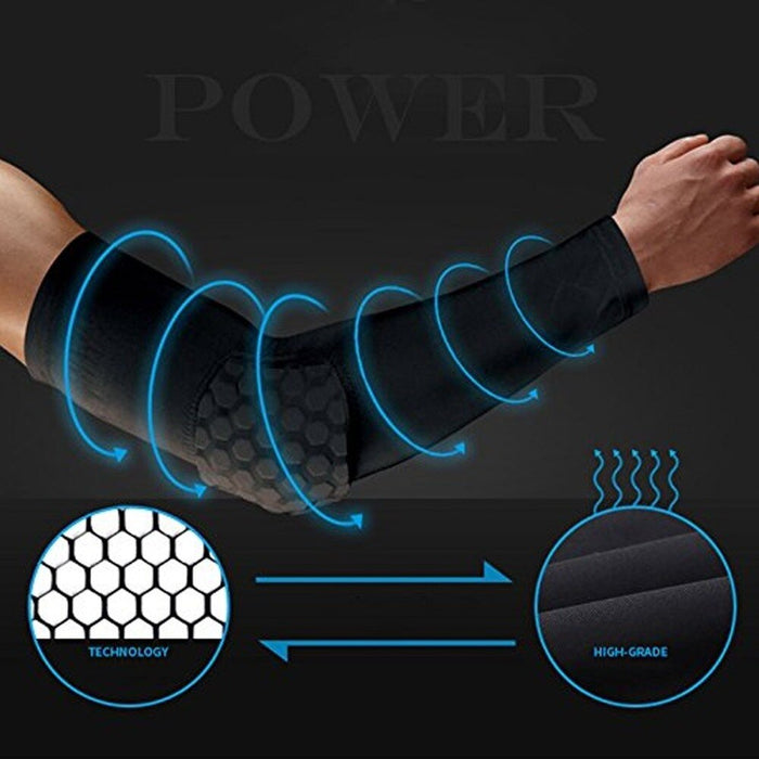 1 Pc Breathable Arm Sleeve Protector Elbow Pad For Football Basketball