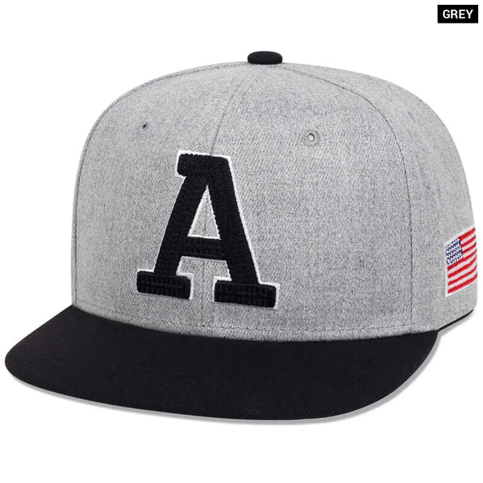 Adjustable Letter A Embroidered Baseball Cap / Hat