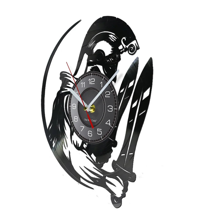 Warrior King Vinyl Record Wall Clock