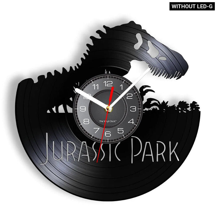 Jurassic T Rex Vinyl Record Wall Clock