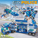 700 Pieces Police Car Building Blocks