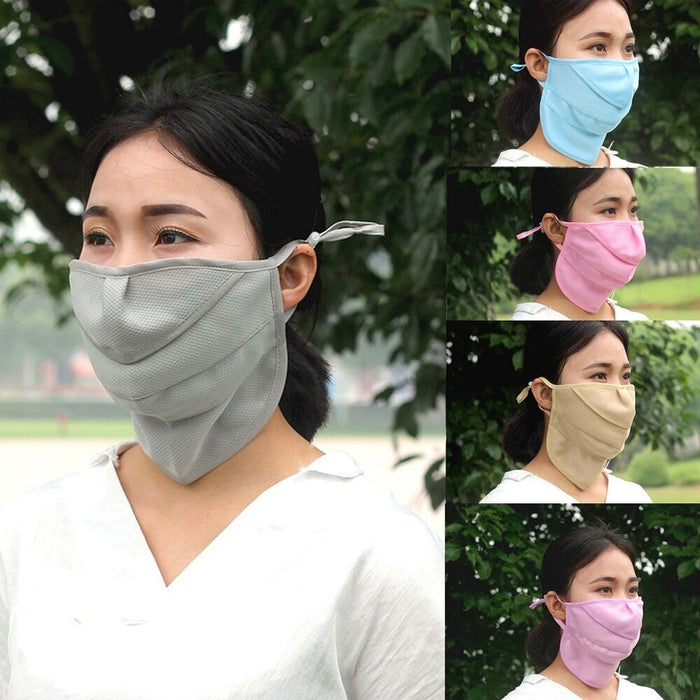 Breathable UV Protection Breathable Face Mask Cover For Outdoor Running Cycling Hiking