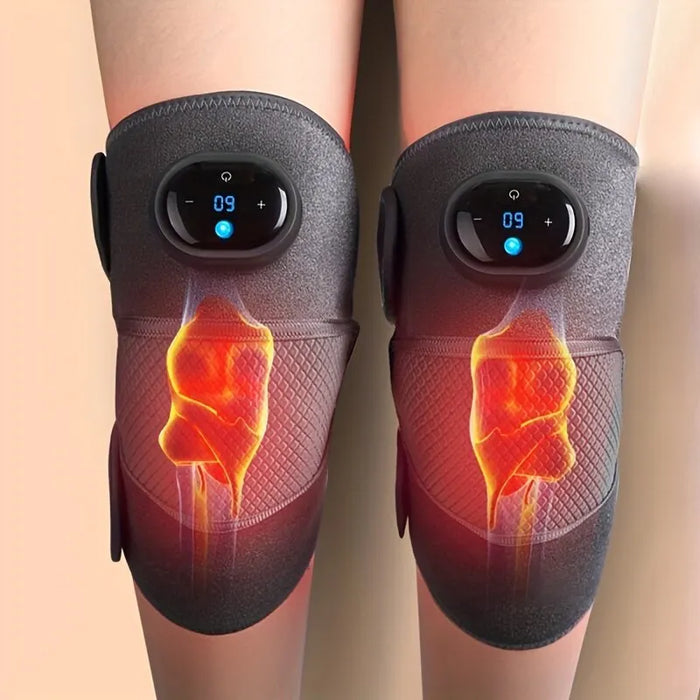 Adjustable Heated Knee And Shoulder Massager Relax Legs