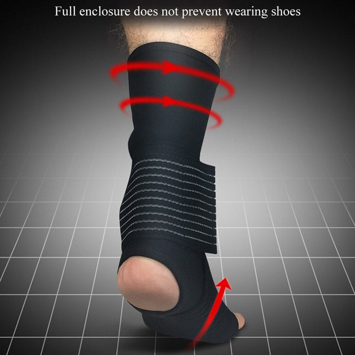 1Pc Ankle Support Brace with Adjustable Strap For Running Walking Hiking