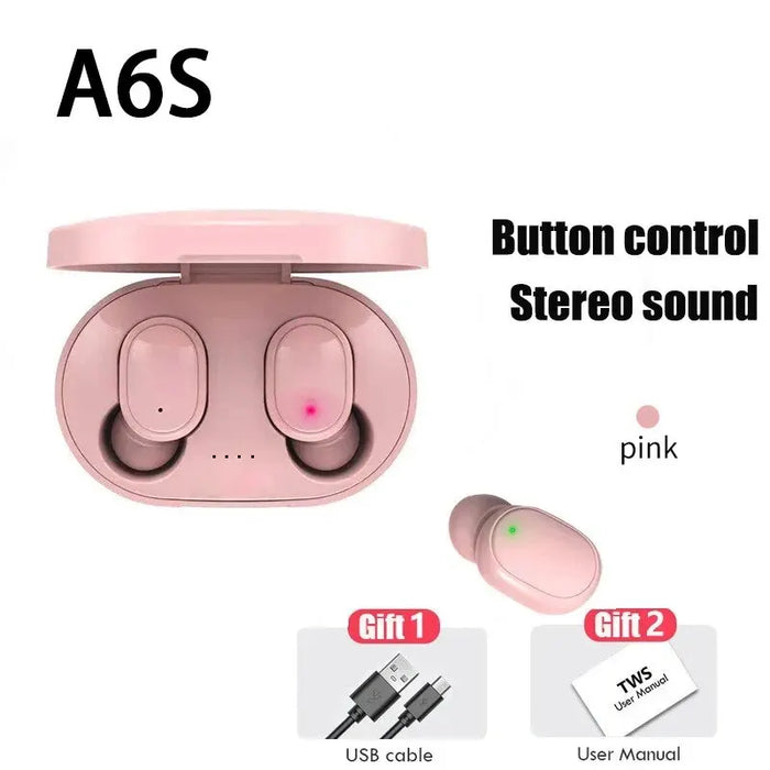 Wireless Tooth Earbuds With Noise Cancelling Mic