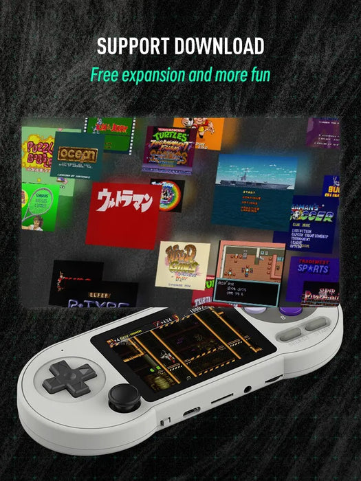 Data Frog Sf2000 Portable Handheld Game Console 3 Ips Screen 6000 Retro Games For Kids