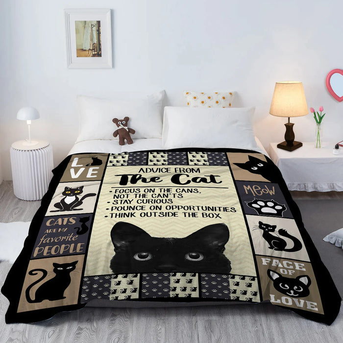 Cat Fleece Blanket