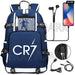 Unisex Cr7 Football Casual Daypack School Bag