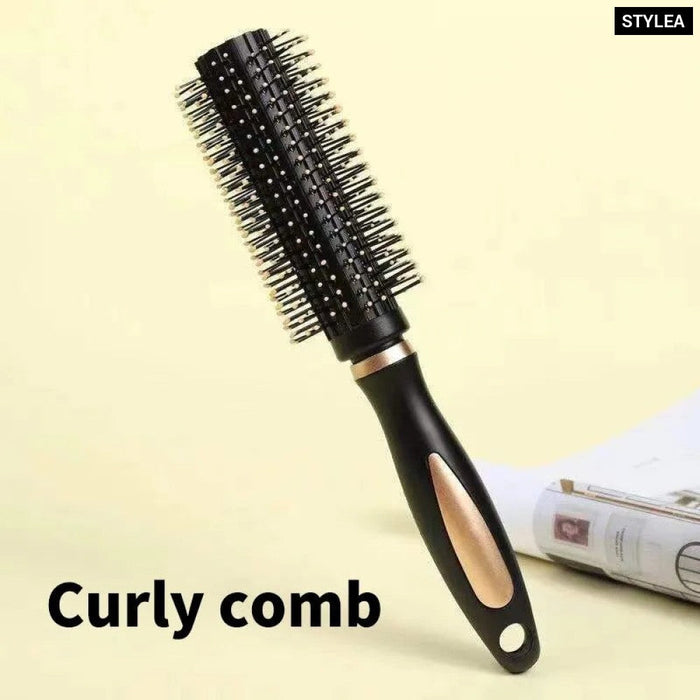 Plastic Anti Static Practical Care SPA Head Massager Curly Hair Comb