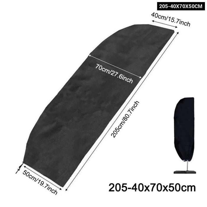 Waterproof Cover Outdoor Sunshade Umbrella Cover Garden Weatherproof Patio Cantilever Parasol Rain Cover