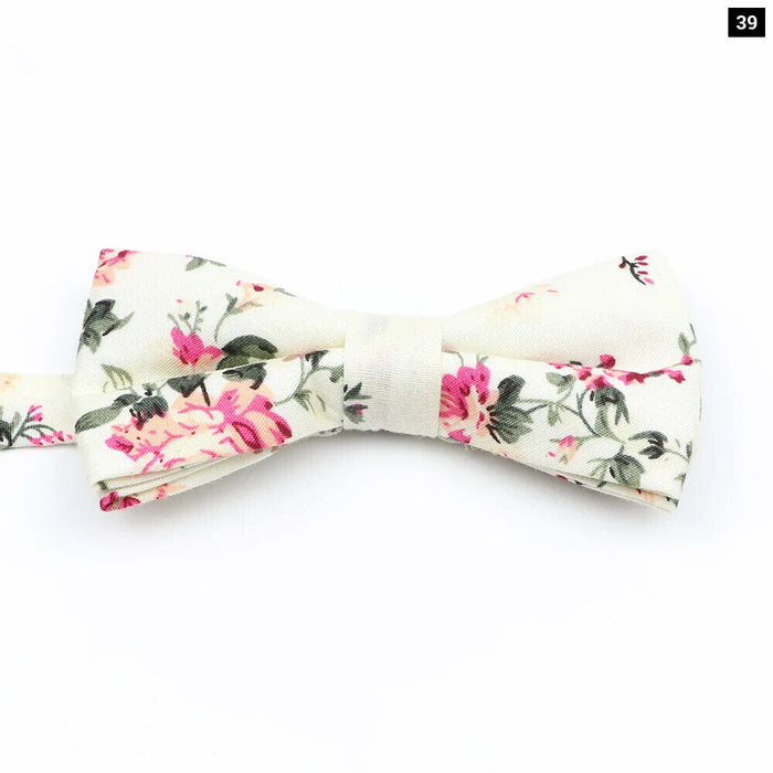 Colourful Floral Bow Ties Fashionable And Fun For Kids