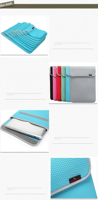 For Macbook Air Pro 8,10,11,12,13,14,15.6,17.3 Inch Cool Bell Sleeve Case Laptop Bag