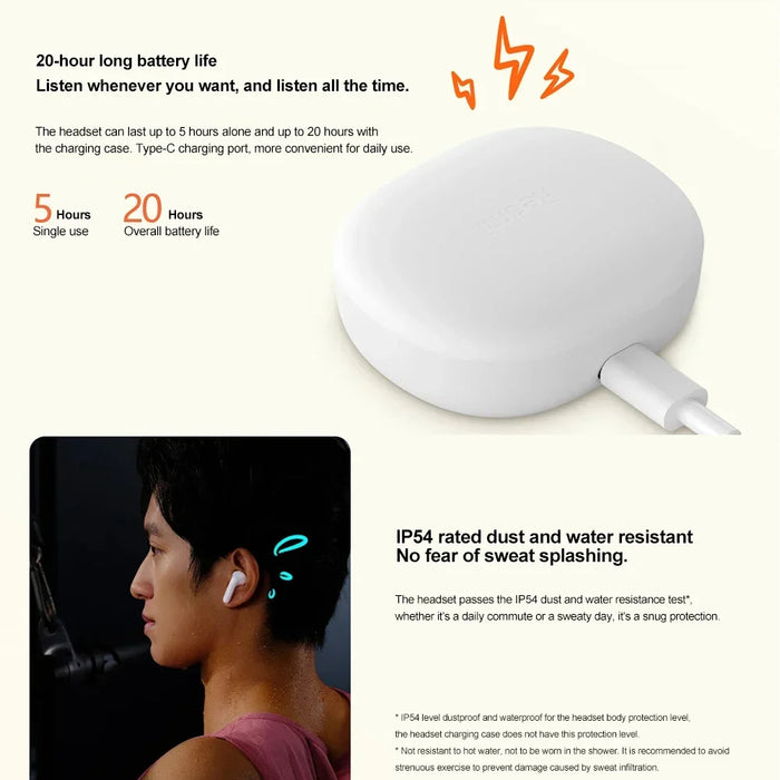 Wireless Tws Headphones With Long Battery Life