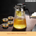 Premium Heat Resistant Tea Set With Kung Fu Teapot