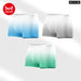 3 Piece Gradient Ice Silk Mens Boxer Shorts