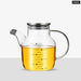 Glass Oil Pot With Steel Lid