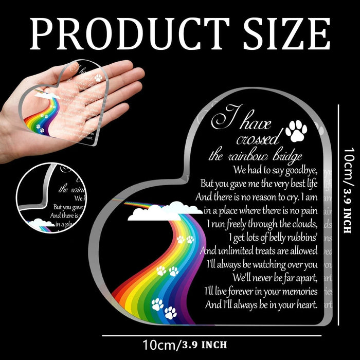 Rainbow Bridge Pet Memorial Gifts For Loss Of Dog Or Cat