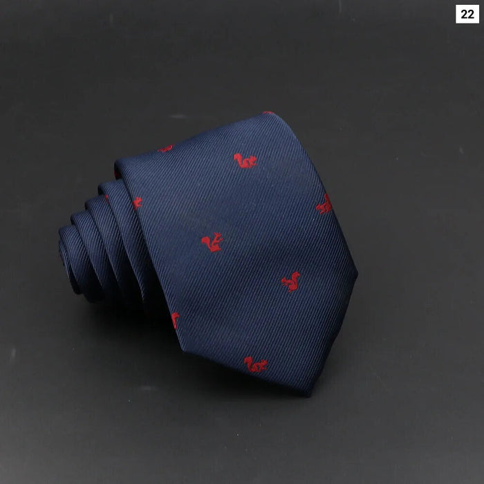 Cartoon Animal Tie For Weddings And Parties