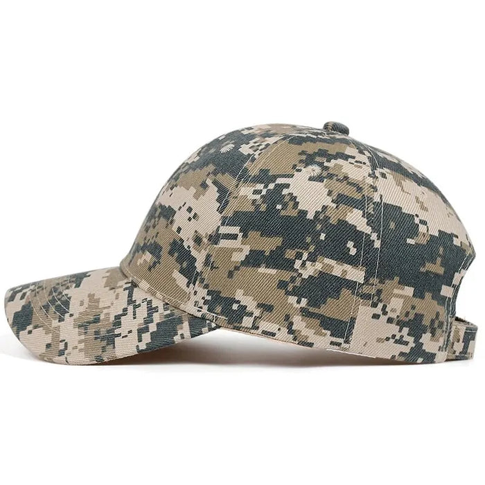 Adjustable Camo Baseball Cap / Hat For Outdoor Wear