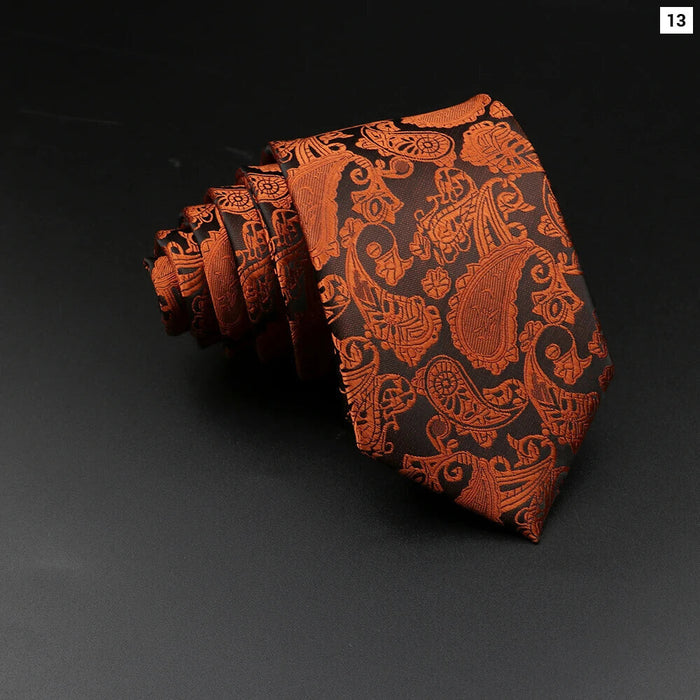 Classic Paisley Tie Luxury Business And Wedding Accessory