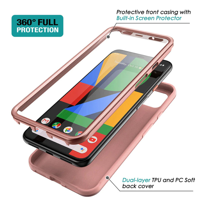 Shockproof Tpu Case For Google Pixel 4 With Screen Protector