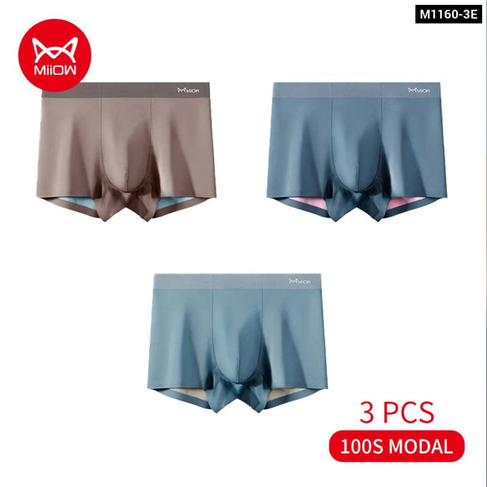 Pack Of 3 Modal Antibacterial Mens Boxers