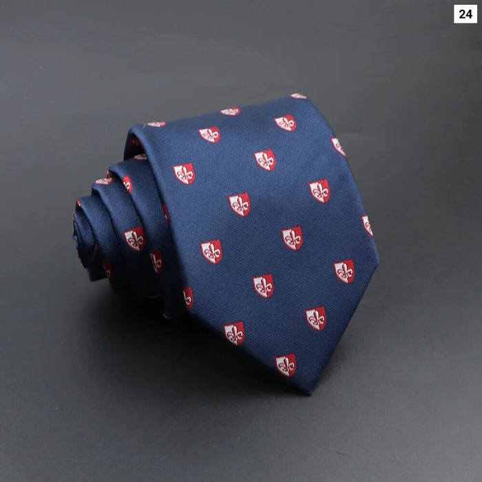 Blue Plaid Striped Tie 8Cm Classic Necktie For Mens Fashion For Daily Wear Weddings And Gifts