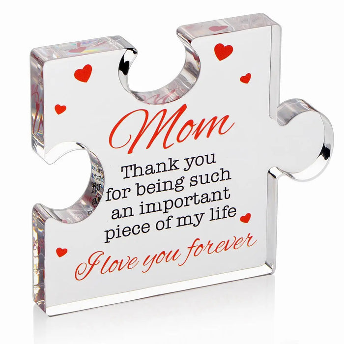 Mom Birthday Gift Acrylic Block Puzzle For Cool Mom From Family