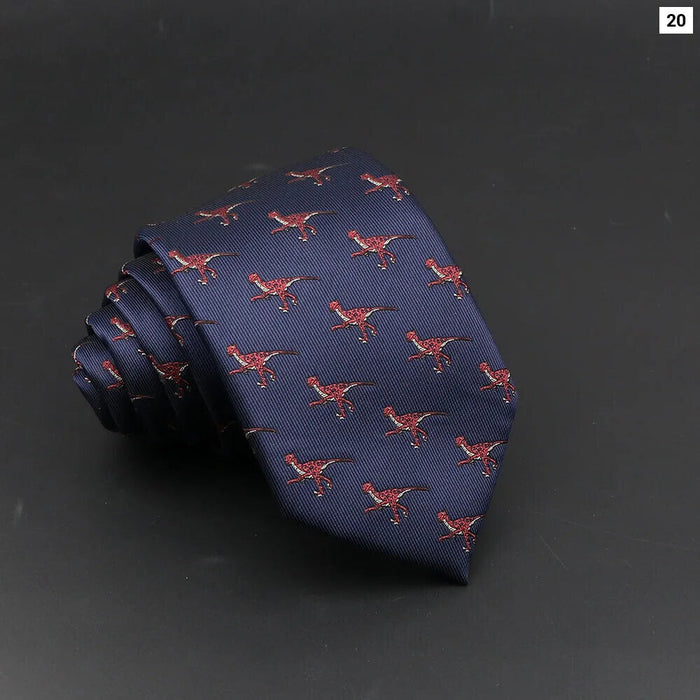 Cartoon Animal Tie For Weddings And Parties