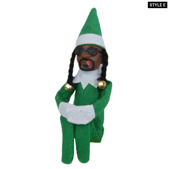 Snoop On a Stoop Christmas Plush Elf Doll