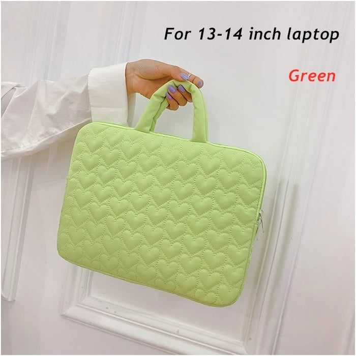 For Macbook Air Pro Ipad 9,10,11" Mid Tablet Notebook Womens 13.3,14,15.6 Inch Case Laptop Bag