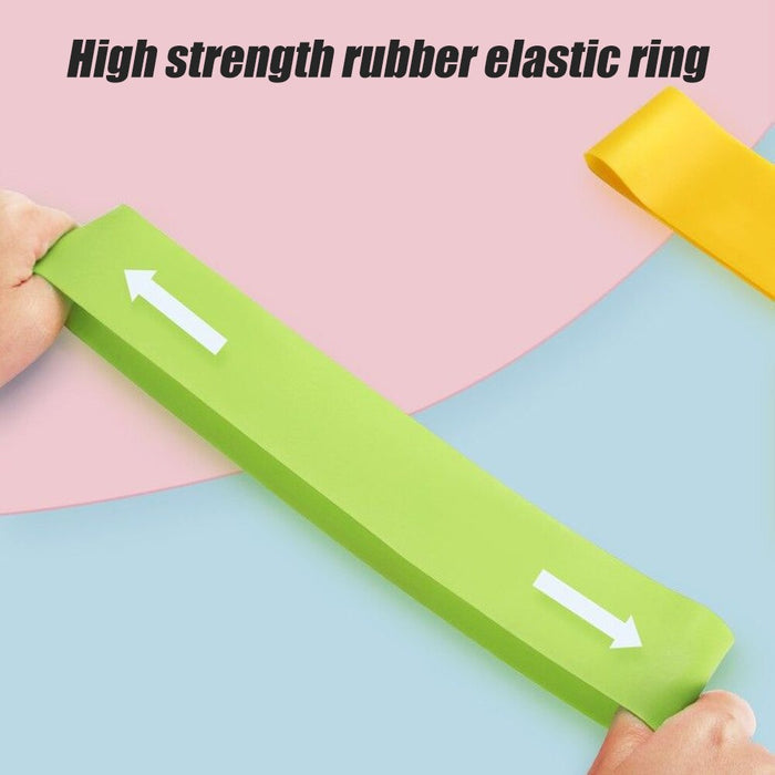 5Pcs Elastic Body Shaping Slimming Stretch Resistance Band For Yoga Gym