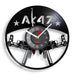 Ak47 Gun Vinyl Record Wall Clock