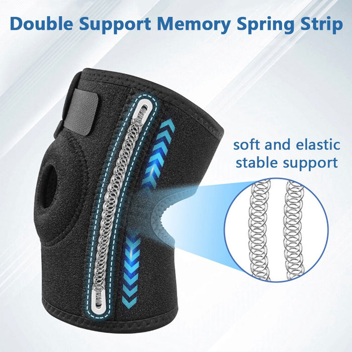 1/2Pcs Adjustable Elbow Brace Support With Spring Stabilizer For Golfers Tennis Elbow Arthritis