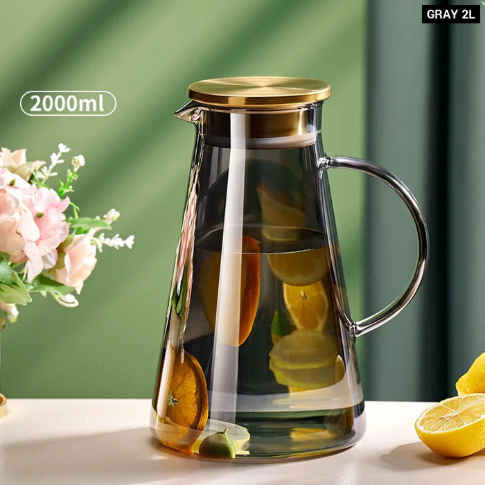 Glass Water Jug With Handle