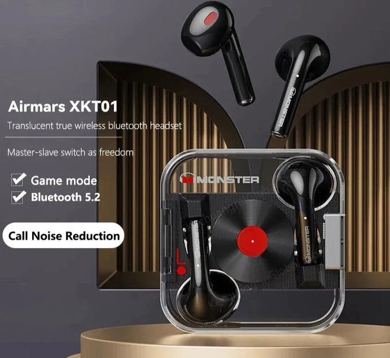 Wireless Bluetooth 5.2 Tws Hifi Music Xkt01 Sports Earphones With Mic 300Mah Stereo In-Ear