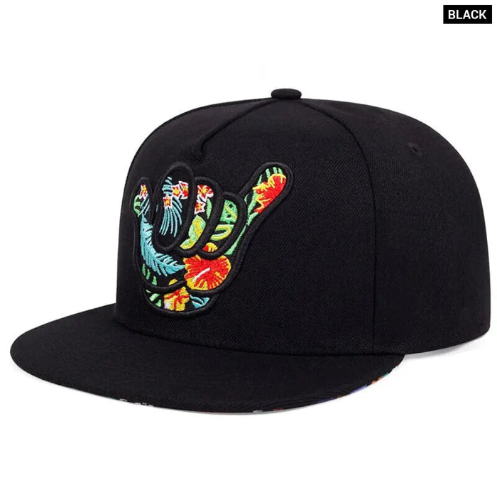 Adjustable Colourful Embroidered Baseball Cap / Hat